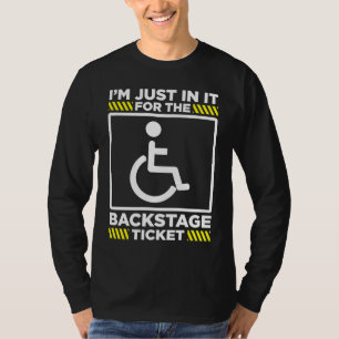 Querschnittsgelähmter Für Rollstuhlfahrer Behinder T-Shirt