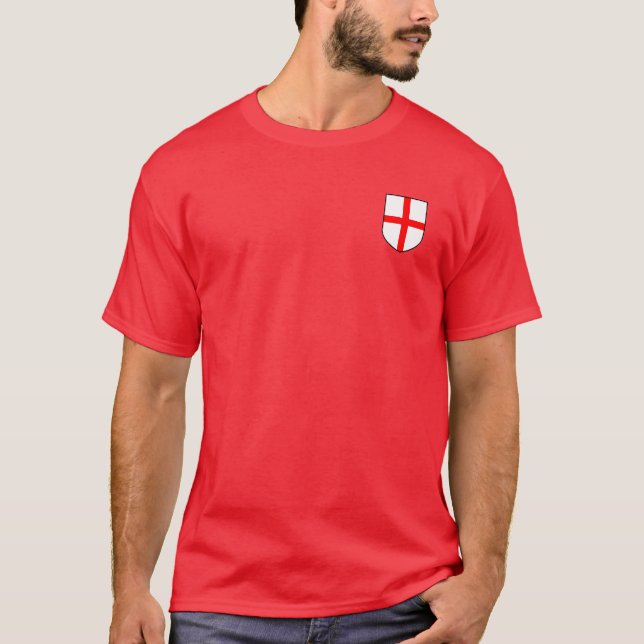 QuerShirt Englands St George T-Shirt (Vorderseite)