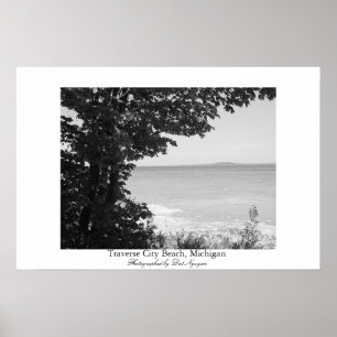 Querstadt-Strand, Michigan Poster