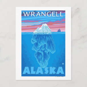 Querstrecke Iceberg - Wrangell, Alaska Postkarte