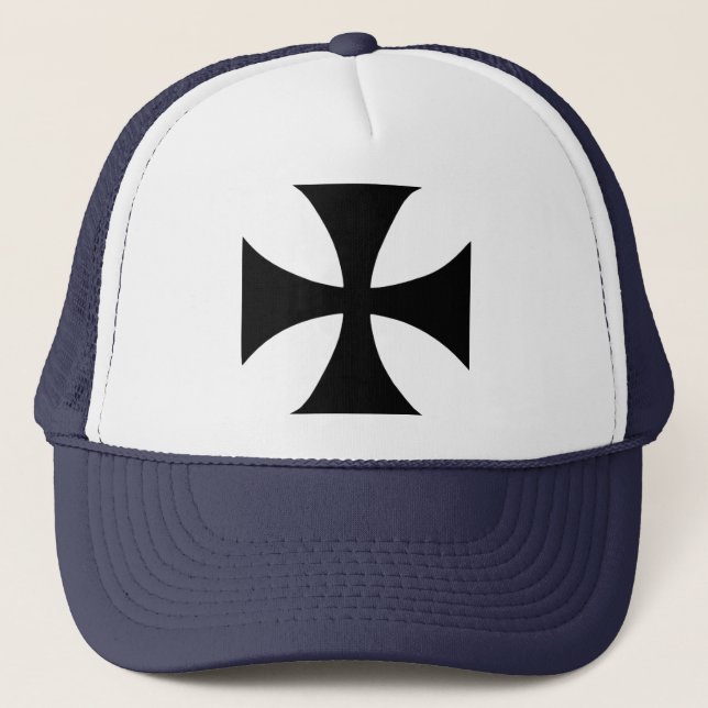 QuerTemplar Truckerkappe (Vorderseite)