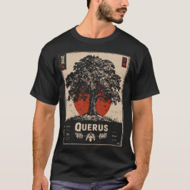 Querus Oak Tree Alte Wald Weisheit Design T-Shirt