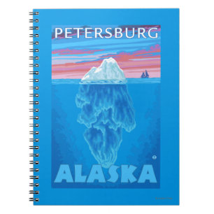 Querverbindung Iceberg - Petersburg, Alaska Notizblock