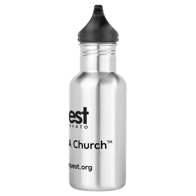 Quest Edelstahl-Wasserflasche Edelstahlflasche (Rechts)