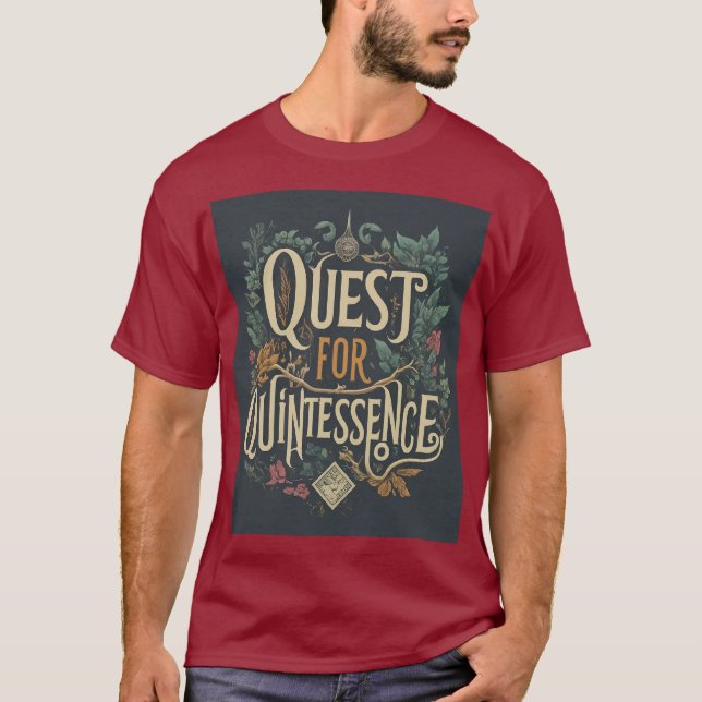 "Quest for Quintessence" T-Shirt (Vorderseite)