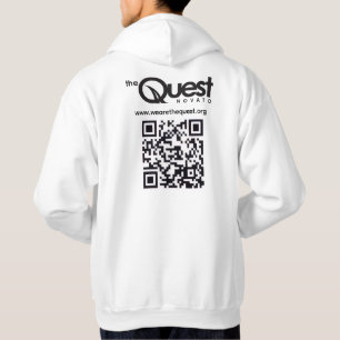 Quest Hoodie mit Logo und QR-Code