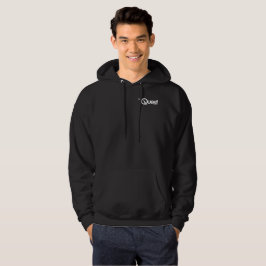 Quest Logo Erwachsenen Kapuzenpullover Schwarz Hoodie