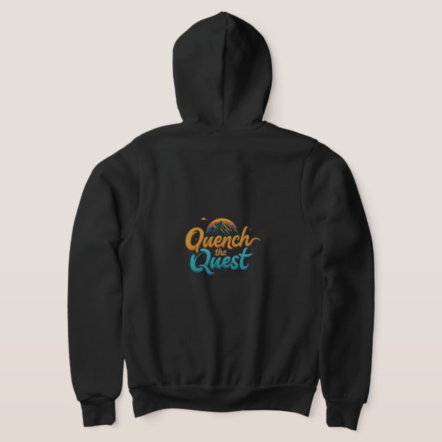 "Quest löschen" Full-Zip Hoodie T - Shirt (AblageHinten)