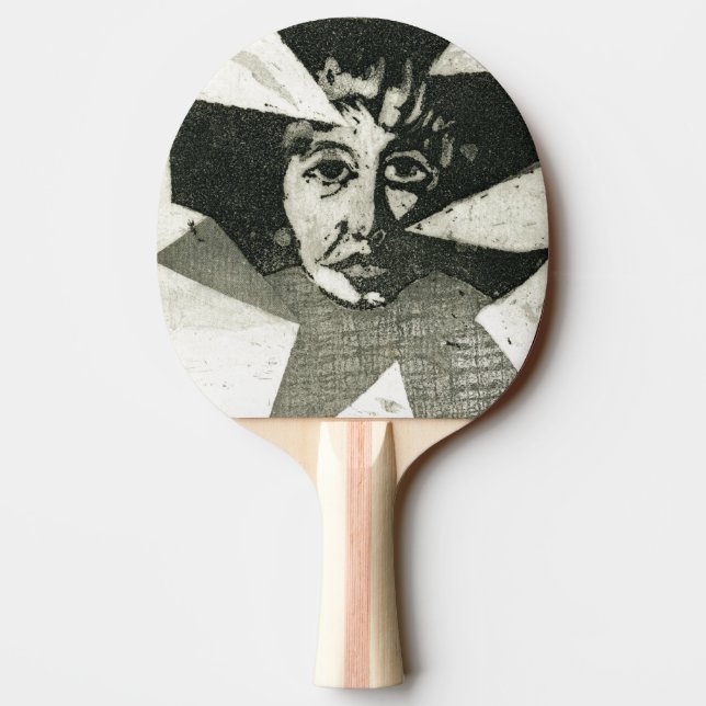 "Question Mark" Ping Pong Paddle Tischtennis Schläger (Rückseite)