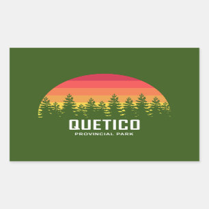 Quetico Provincial Park Rechteckiger Aufkleber