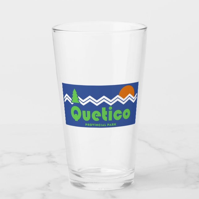 Quetico Provincial Park Retro Glas (Vorderseite)