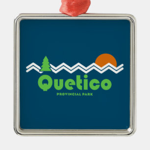 Quetico Provincial Park Retro Ornament Aus Metall