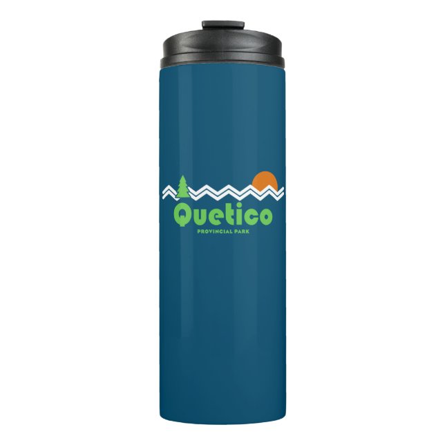 Quetico Provincial Park Retro Thermosbecher (Vorderseite)