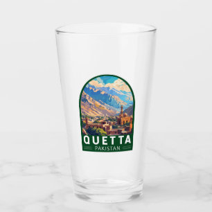Quetta Pakistan Reisen Kunst Vintag Glas