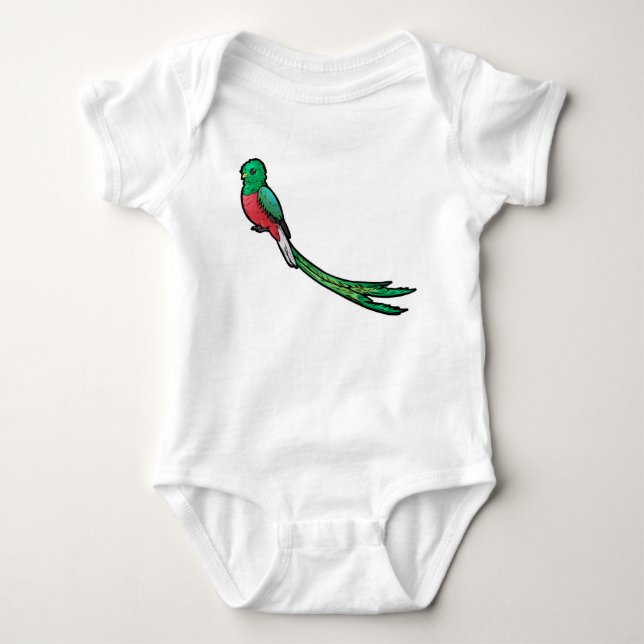 Quetzal Baby Strampler (Vorderseite)