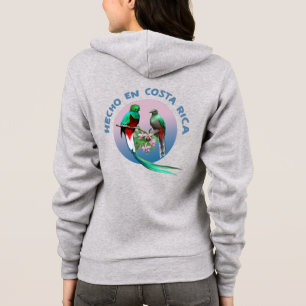 Quetzal Love, Hecho in Costa Rica Women's Hoodie
