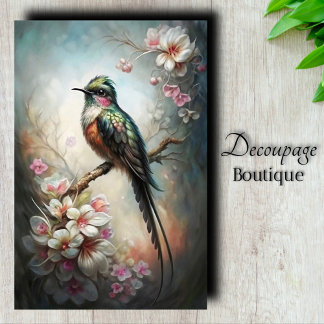 Quetzal-Träume-Vogel-Dekupierschnitt Seidenpapier