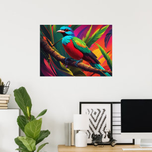 Quetzal-Vogelposter Poster