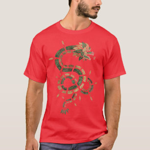 Quetzalcoatl Aztec versorgt Serpent Mayan Inca T-Shirt