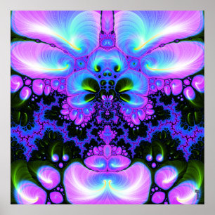 Quetzalcoatl Blüte V 1 Kunst-Druck Poster