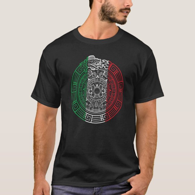 Quetzalcoatl Ouroboros Aztec Feathered Serpent Mex T-Shirt (Vorderseite)