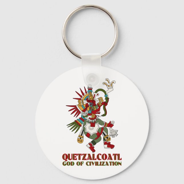 Quetzalcoatl Schlüsselanhänger (Vorderseite)