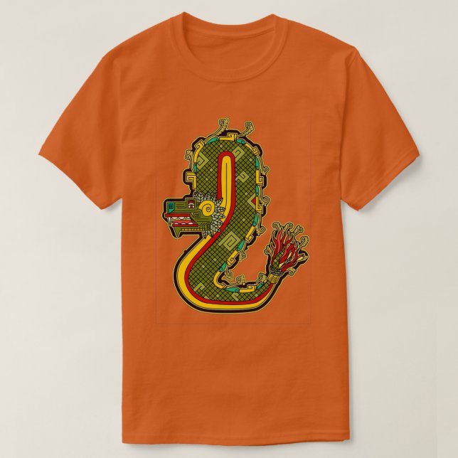 Quetzalcoatl T-Shirt (Design vorne)