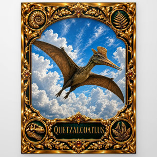 Quetzalcoatlus, Juwelen-Erbstück-Kunst Postkarte