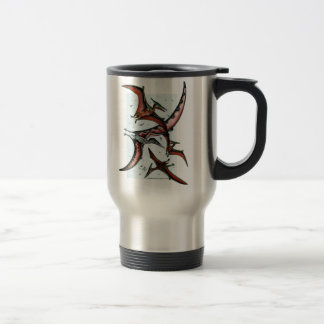 Quetzalcoatlus unter Pterosaurier-Tasse Reisebecher
