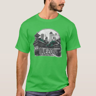 Quezon City Philippinen Retro T-Shirt