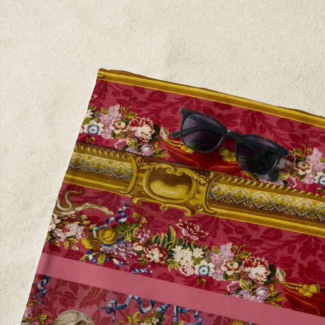 Quichotte Girly Baroque Old World Strandtuch (Beispiel)