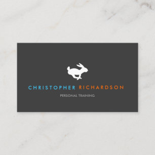Quick Rabbit Personal Trainer Business Card Visitenkarte