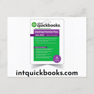 Quickbooks Desktop Premier 2024 - intquickbooks.co Postkarte