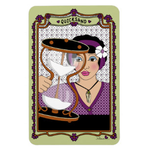 Quicksand_A_4x6 Kühlschrank Magnet