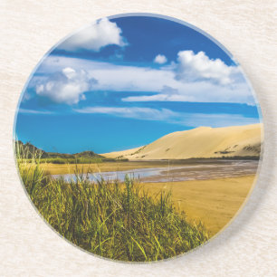 Quicksand-Fluss in der Nähe von 90 Mile Beach, Neu Getränkeuntersetzer