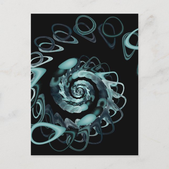 Quicksilver Helix Postkarte (Vorderseite)