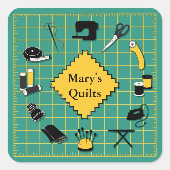 QuickTime Anpassen des Labels Quadratischer Aufkleber (Vorderseite)