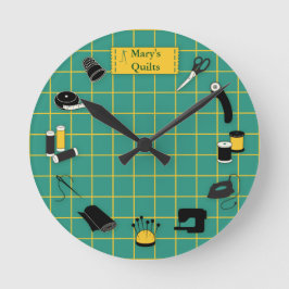 QuickTime Anpassen des Labels Runde Wanduhr