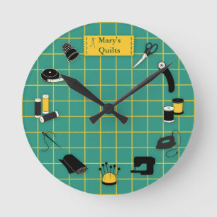 QuickTime Anpassen des Labels Runde Wanduhr