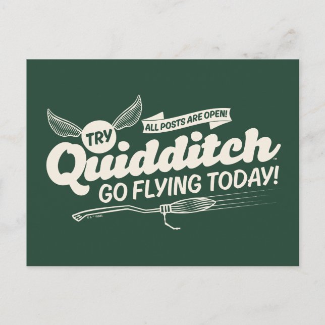 QUIDDITCH™ Rekrutierungspaket Postkarte (Vorderseite)
