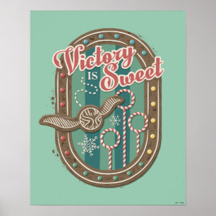 QUIDDITCH™ Sieg ist Sweet Holiday Cookie Graphic Poster