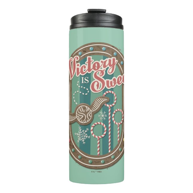 QUIDDITCH™ Sieg ist Sweet Holiday Cookie Graphic Thermosbecher (Vorderseite)