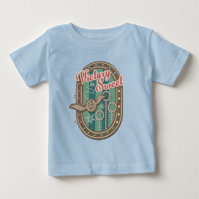 QUIDDITCH™ Victory is Sweet Holiday Cookie Graphic Baby T-shirt (Vorderseite)