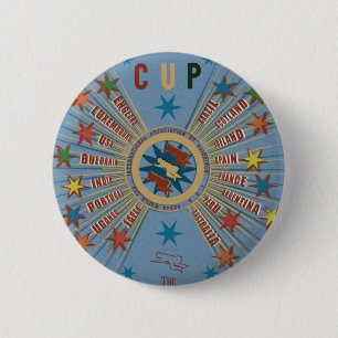 QUIDDITCH™ Weltmeisterschaft Blue Poster Button