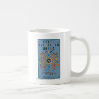 QUIDDITCH™ Weltmeisterschaft Blue Poster Kaffeetasse