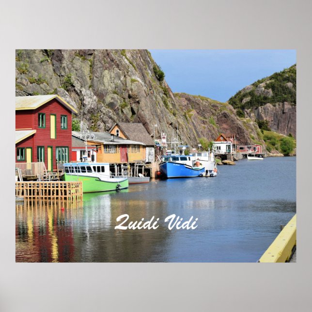 Quidi Vidi, Neufundland und Labrador Poster (Vorne)