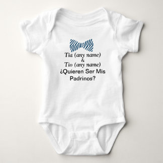 Quieren Ser Mis Padrinos Godfather Proposal Baby B Strampler