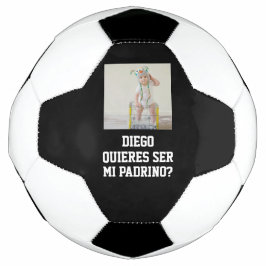 Quieres Ser Mi Padrino Godparent Proposal Futbol Fußball