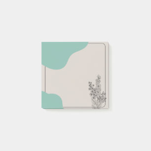 Quiet Botanicals Floral Post-it Klebezettel