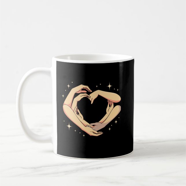 Quiet Comfort – Gentle Emotional Support Art Kaffeetasse (Links)